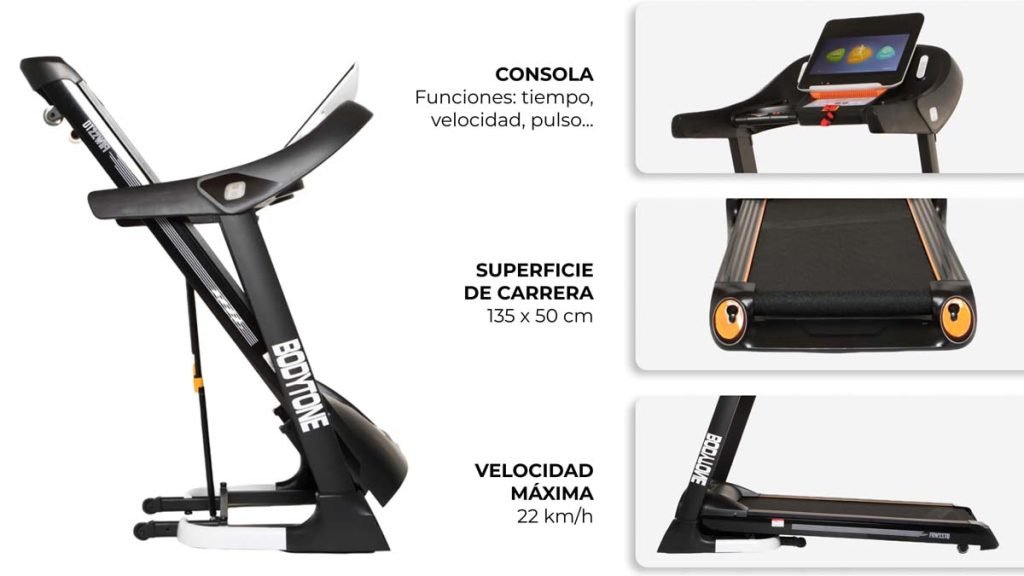 Cinta de correr BODYTONE DT22W plegable