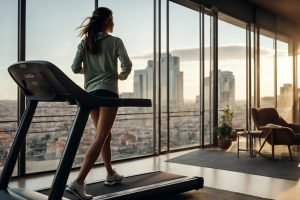 Entrenamiento HIIT en cinta de correr para quemar calorías y desafiar tus límites