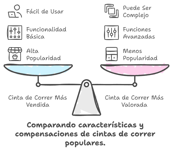 Comparación cintas de correr mas populares