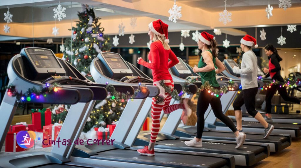 Cintas de correr en navidad